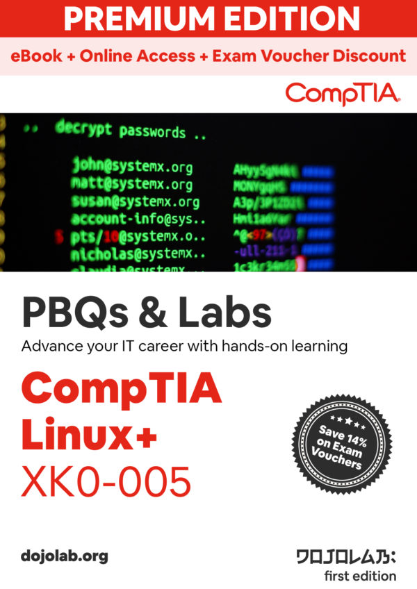 Official CompTIA Linux+ XK0-005 Perfomance-Based Questions (PBQs) Study Guide